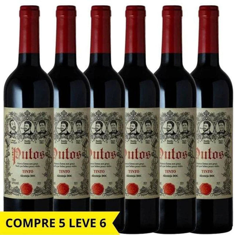 Vinho Putos Tinto Cx 06 Grf 750 ml