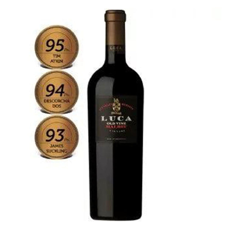 Kit Com 3 Unidades Luca Old Vine Malbec 2018 750ml