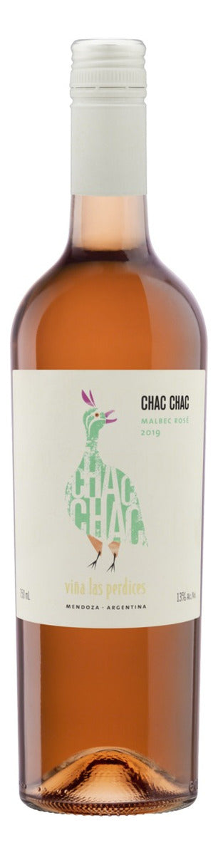 Vinho Malbec Chac Chac 2019 adega Viña Las Perdices 750 ml em um estojo de papelão