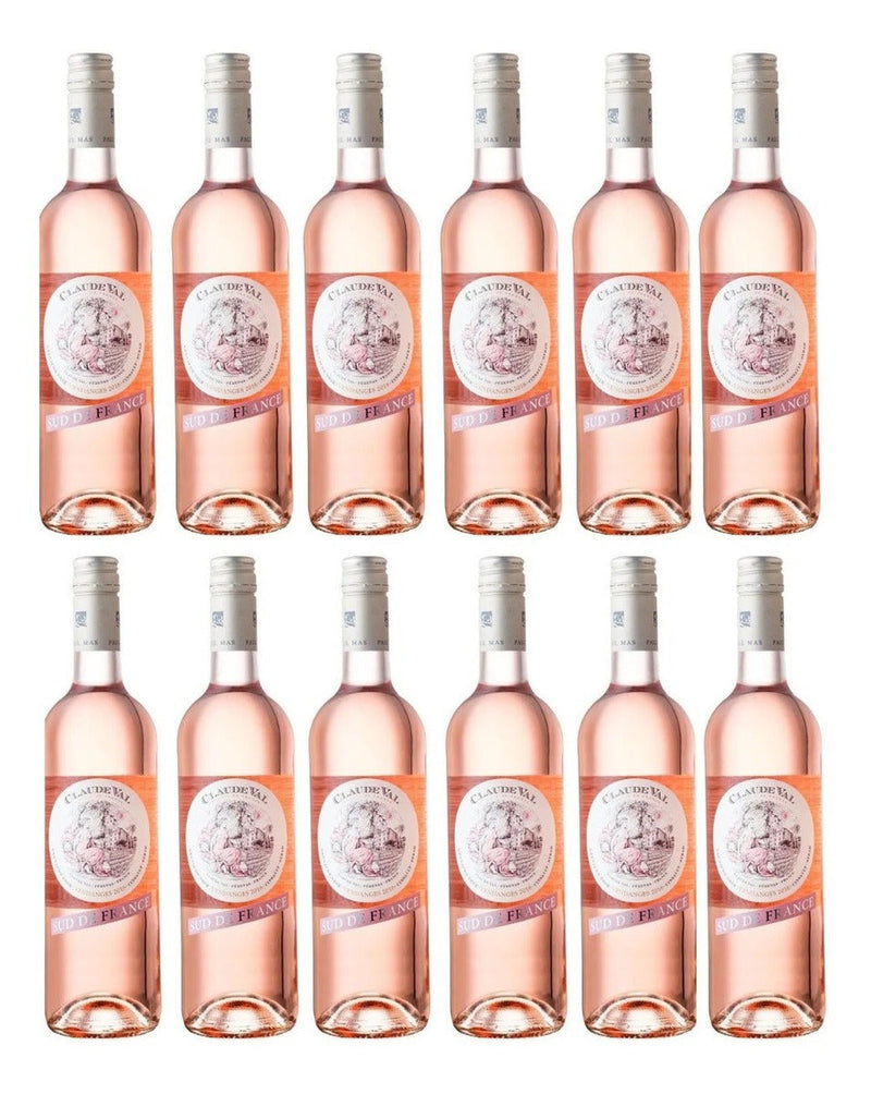 Kit 12 Unidades Vinho Francês Paul Mas Claude Val Rosé