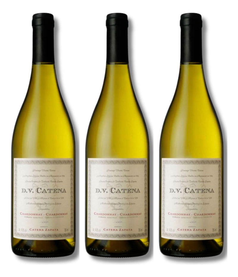 Kit  3 Vinhos Argentino Dv Catena Chardonnay  - 750ml