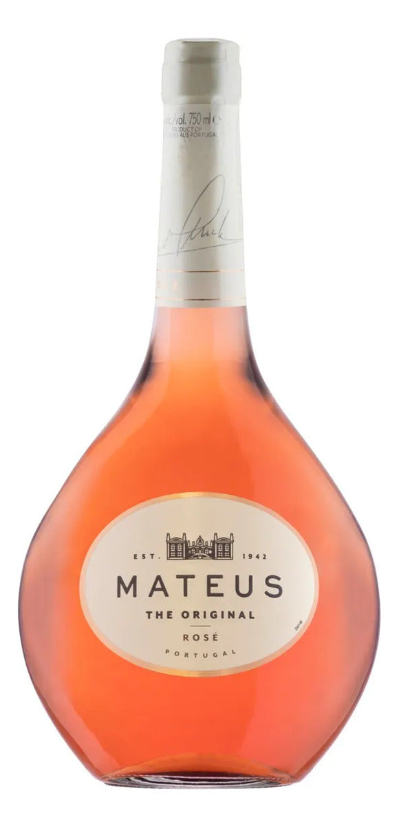 Vinho Português Rosé Meio Seco Mateus 750ml 24 Unidades