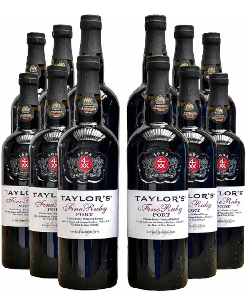 Vinho Porto Taylors Ruby Fine | Kit Leve 12 E Pague 8 Grfs