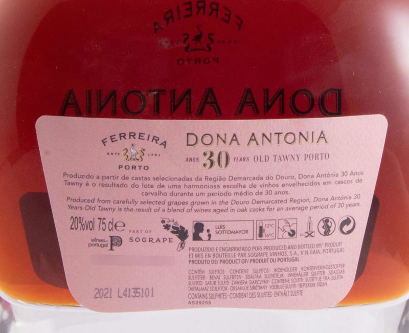 Vinho Ferreira Dona Antonia Edição Limitada 30 Anos Porto