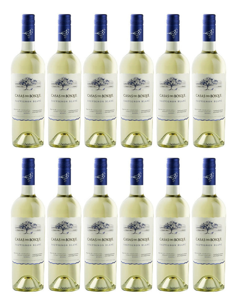 Vinho Casas Del Bosque Reserva Sauvignon Blanc 750 Ml 12 Un