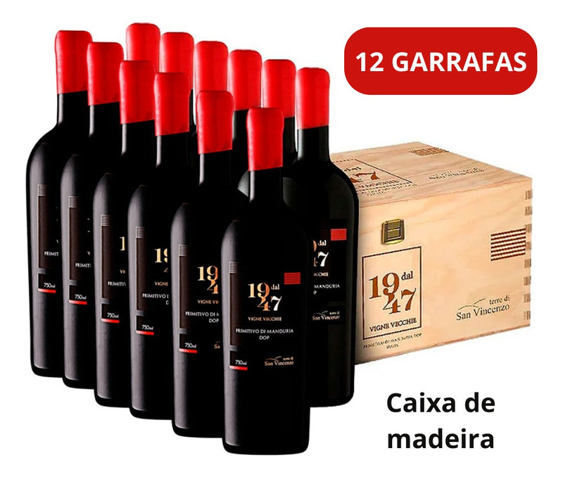 Vinho Dal 1947 Primitivo Di Manduria Tinto 750ml 12 Uni