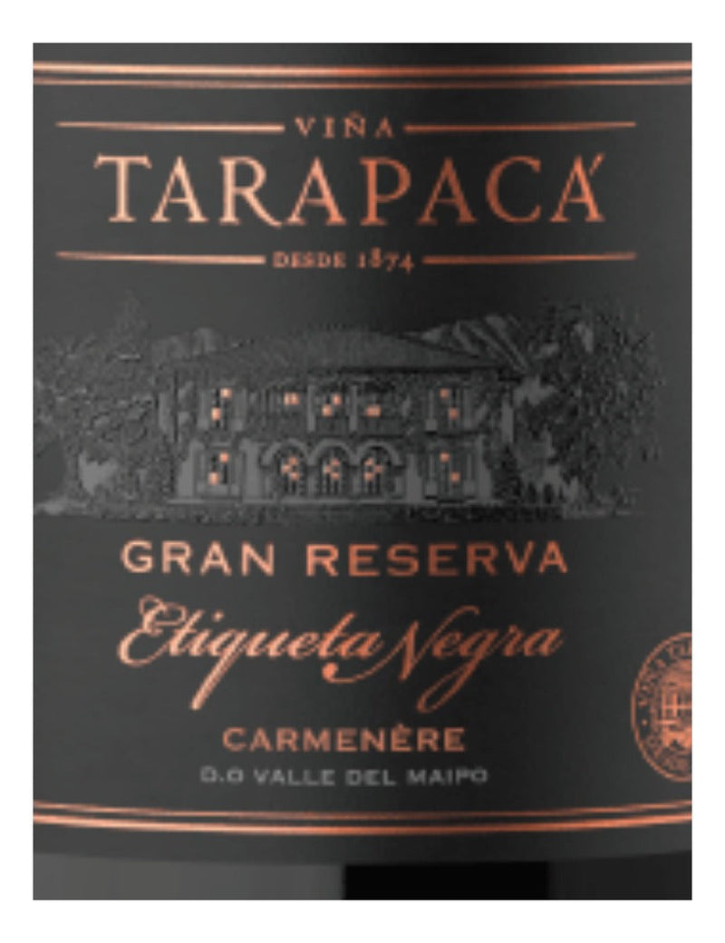 Vinho Tarapaca G. Reserva Etiqueta N. Carmenere 750ml 12 Un