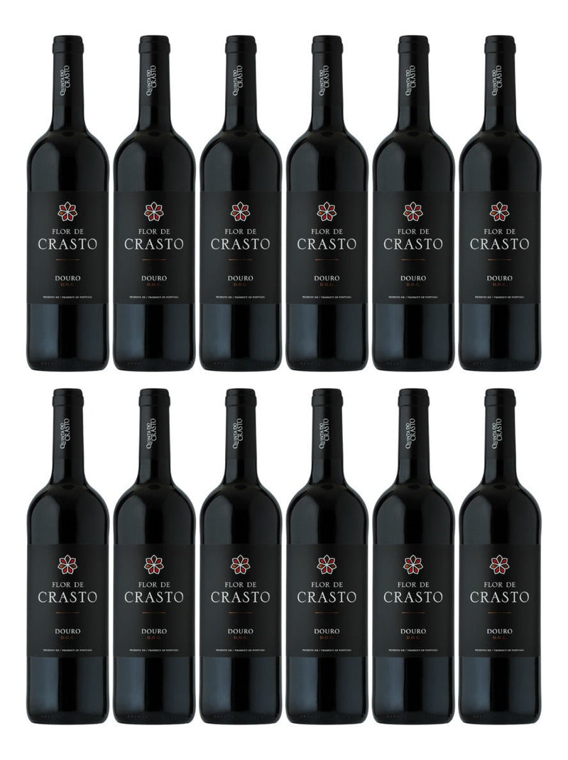 Kit Com 12 Un Vinho Flor De Crasto Tinto 750 Ml