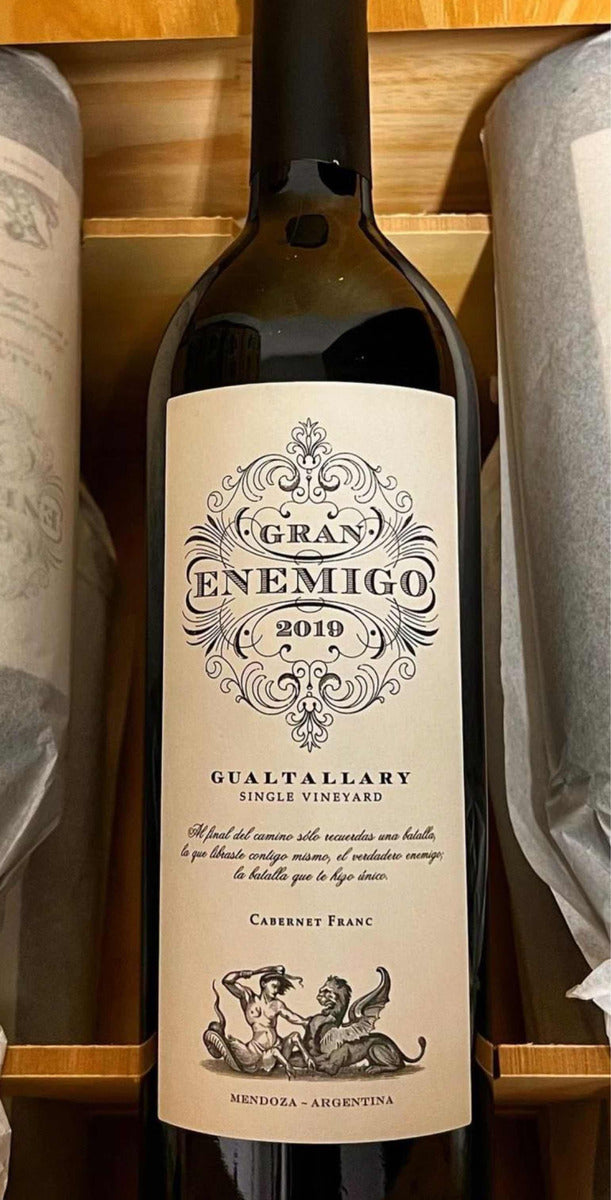 Vinho Gran Enemigo Gualtallary 2019 Safra Premiada 100 Pts