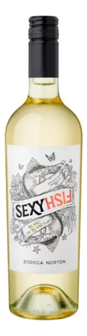 Kit Com 3 Unidades Norton Sexy Fish Blanc De Blancs vinho branco 750ml