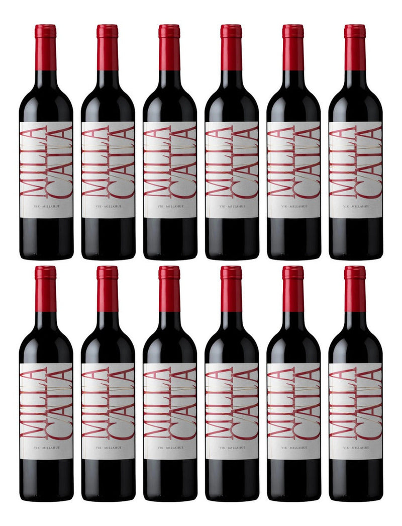 Kit Com 12 Unidades Vinho Milla Cala Tinto 750 Ml