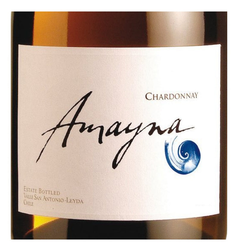 Kit 06 Un Vinho Chileno Amayna Chardonnay 750 Ml