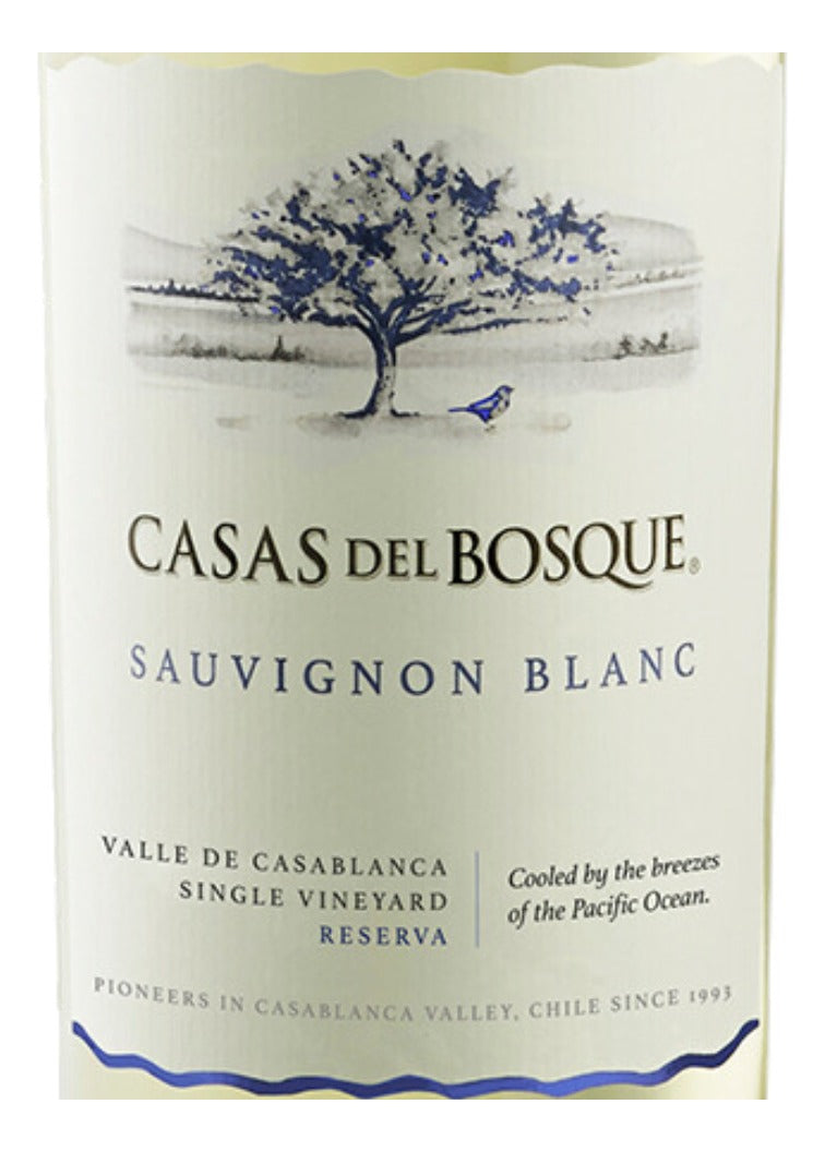 Vinho Casas Del Bosque Reserva Sauvignon Blanc 750 Ml 12 Un