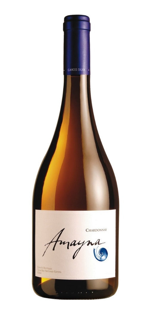 Kit 06 Un Vinho Chileno Amayna Chardonnay 750 Ml