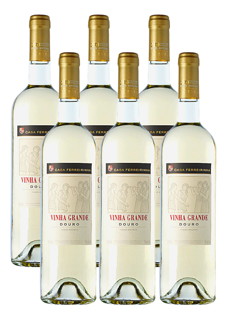 Kit 06 Un - Vinho Casa Ferreirinha Vinha Grande Branco 750ml