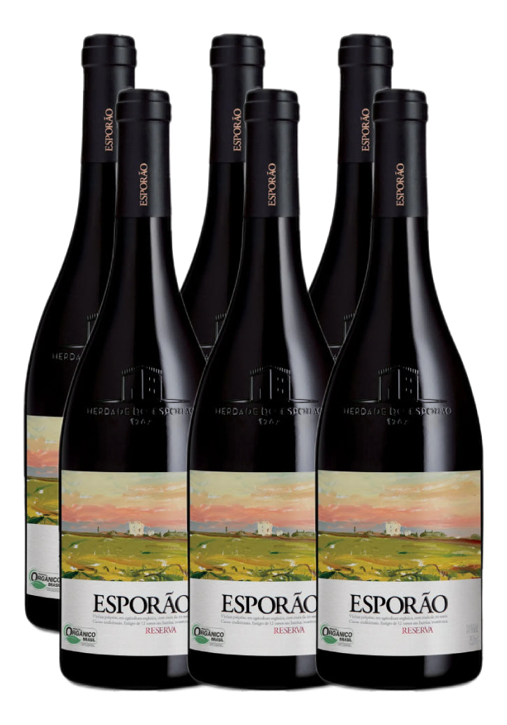 Vinho Portugues Esporao Reserva Tinto Alentejo 750ml Kit 6un