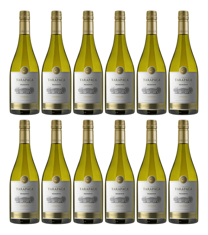 Vinho Tarapaca Reserva Chardonnay 750 Ml Kit 12 Un