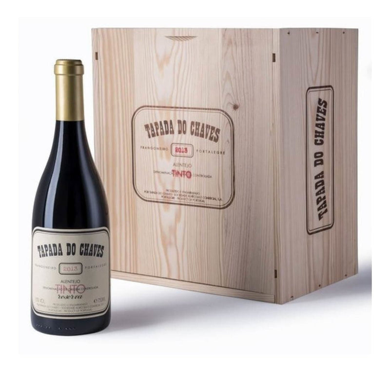 Vinho Kit Tapada Do Chaves 3 Un Com Cx De Madeira 750ml