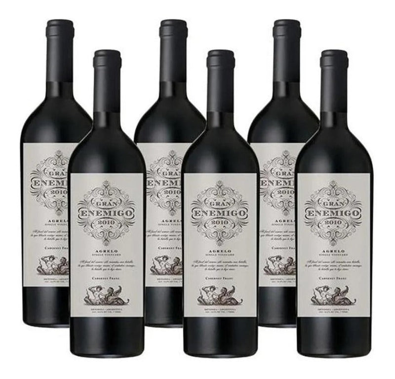 Vinho Argentino Gran Enemigo Agrelo Kit 6 Garrafas