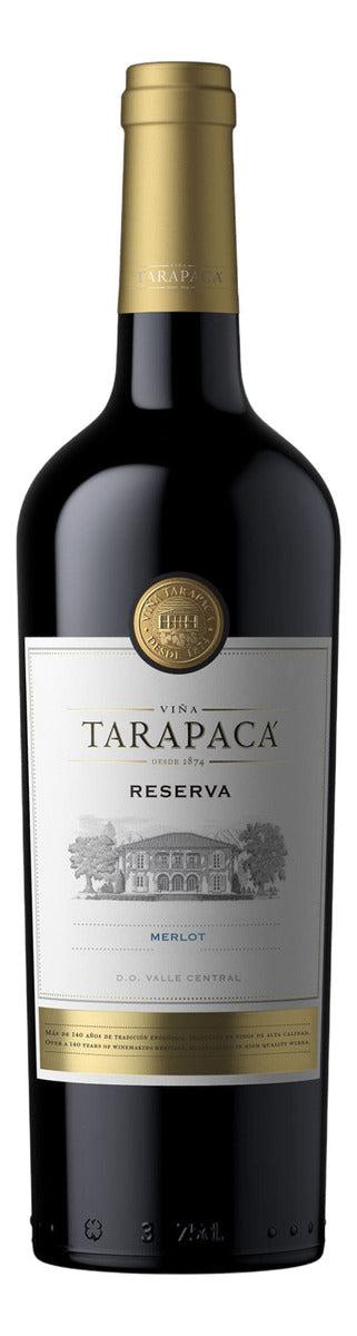 Vinho Tinto Vina Tarapaca Reserva Merlot 750ml 12 Unidades